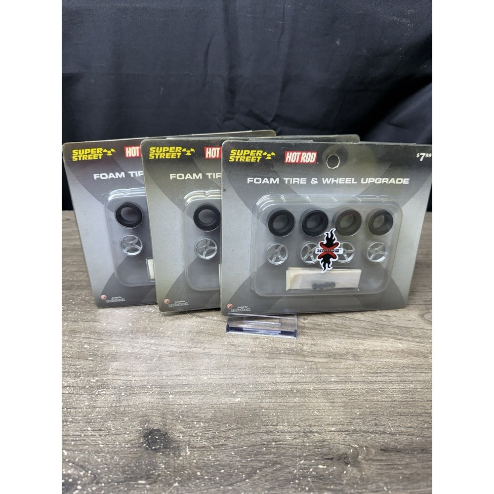 XMODS Super Street Hot Rod Foam Tire Wheel Upgrade Lot of 3 New 040293003449